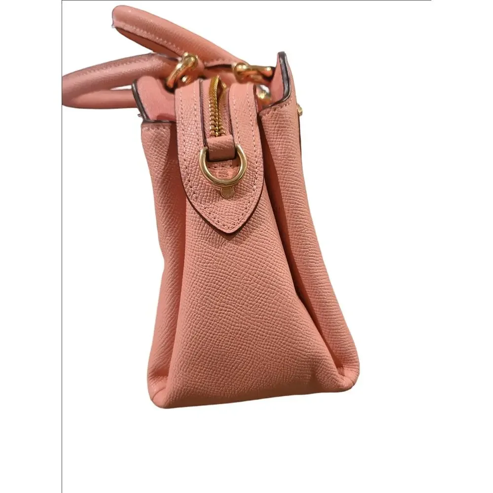 NWOT Coach Mini Lillie Carryall Petal Pink Gold Tone Hardware Crossbody Satchel - Picture 3 of 8